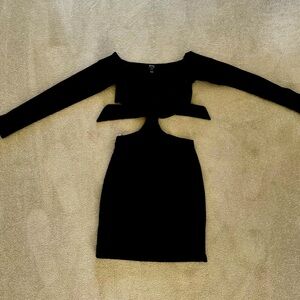 Women’s fun black mini dress